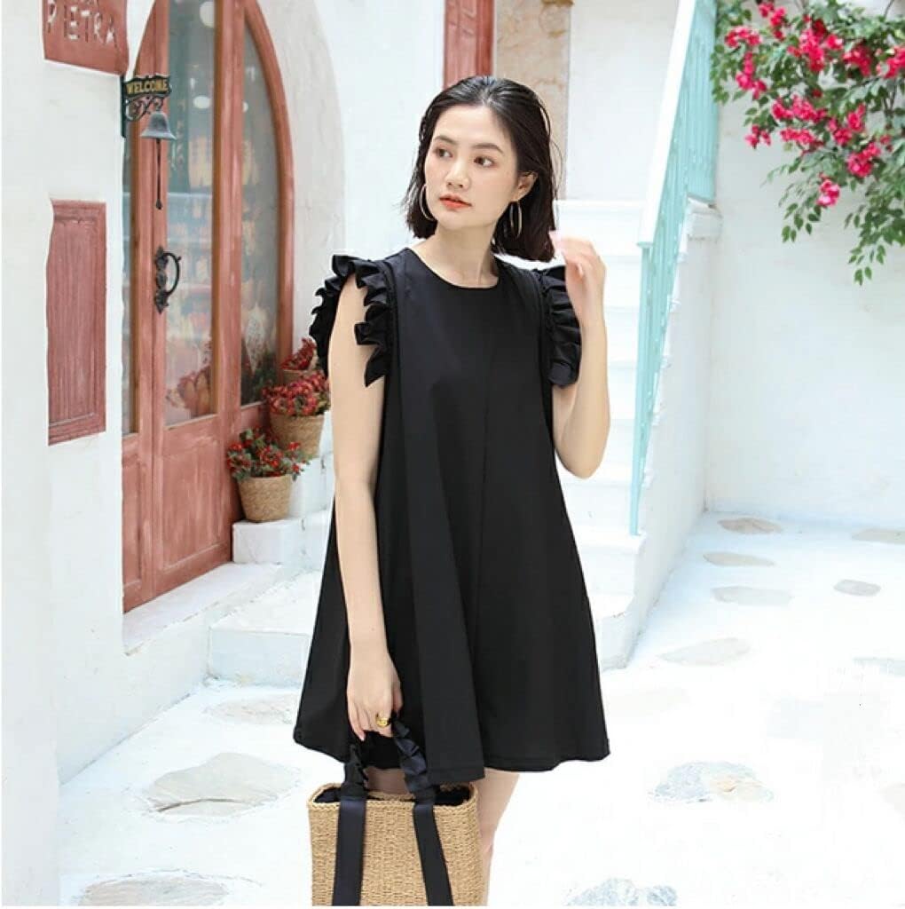 [YOUHA] ラッシュガード レディース オールインワン 水陸両用 水着 レディース 体型カバー ショーツ 可愛い お洒落 海 プール フリル ママ 着痩せ UVカット ノースリーブ ポケット付き