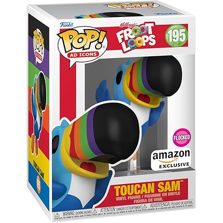 Froot Loops: Toucan Sam Flocked Pop! Ad Icons Funko Pop