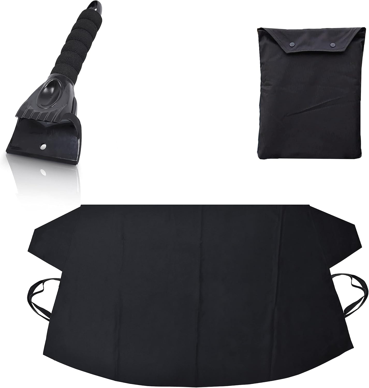 EcoNour Scraper with Snow Cover Standard Winter Car Essentials for