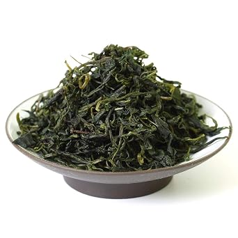 GOARTEA Ku Ding Tea 100g / 3.5oz Premium Kuding Tea - Bitter Green Tea - Ku Ding Herbal Tea Chinese Qing Shan Lu Shui Loose Small-leaf
