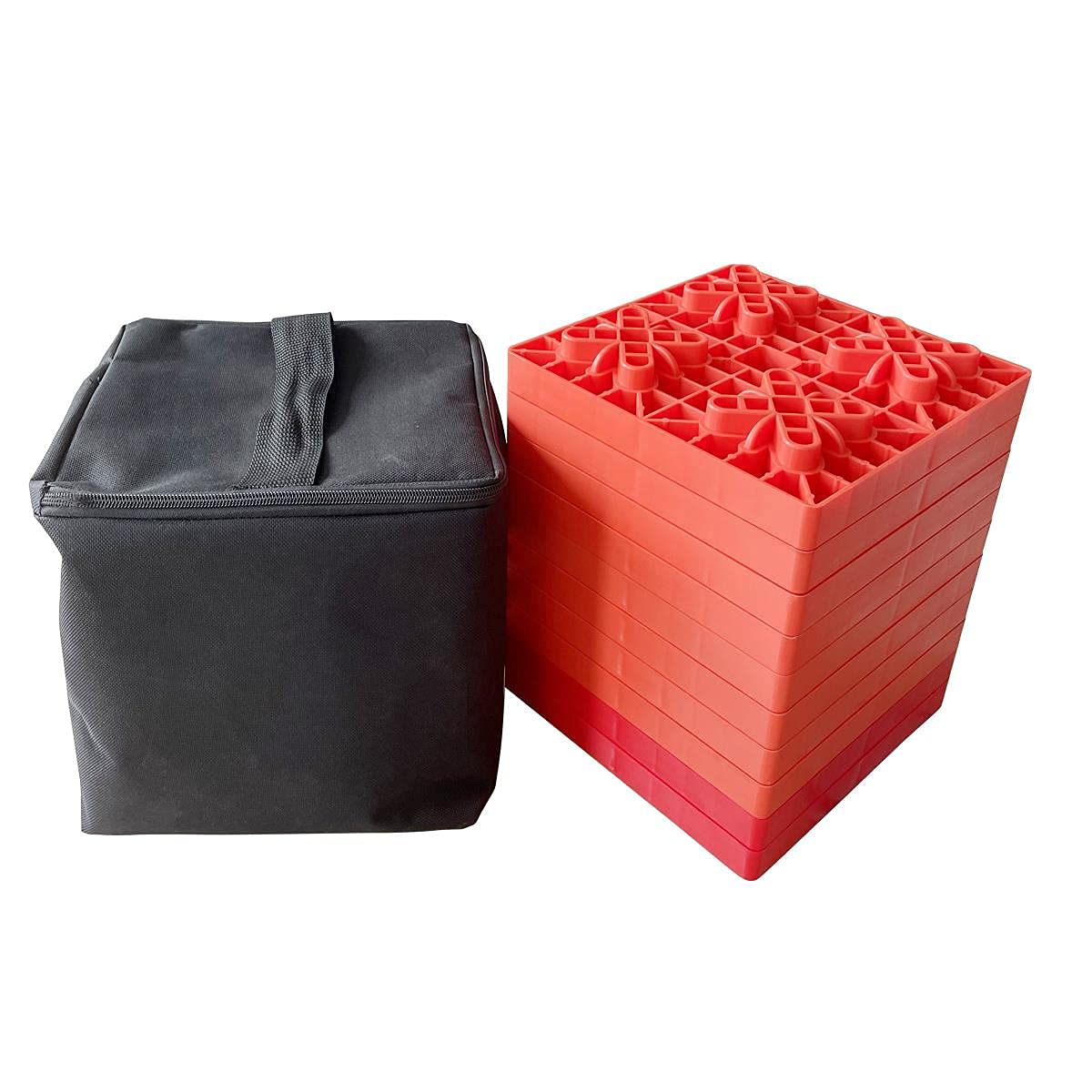 TOPWAY KATSU Caravan Levelling Blocks 10 stuks Pack Heavy Duty Ideaal voor het nivelleren van enkele en dubbele wielen, camper levellers, camper, hydraulische krikken, stabilisatorkrikken