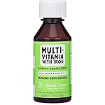 NovaFerrum Delish | Vegan Multivitamin with Iron for Infants, Toddlers & Kids | Immune Support | Organic Plant-Based D-3 | Gluten Free | Vegan Verified | Sugar Free | 1.69 Fl Oz (50 mL)