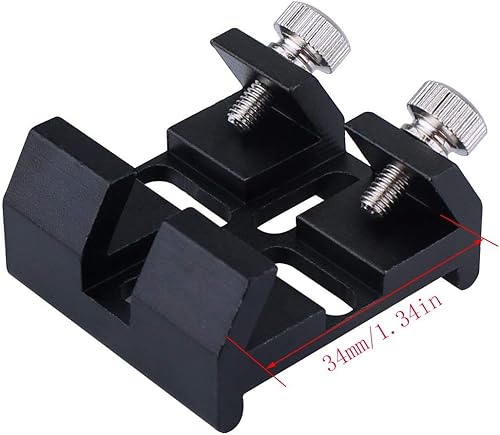 Miniatura 7 de SVBONY Ocular de retícula de 1.25 pulgadas iluminado ocular con SV165 Mini alcance guía 1.181 in F4 Alcance y base universal de cola de milano,