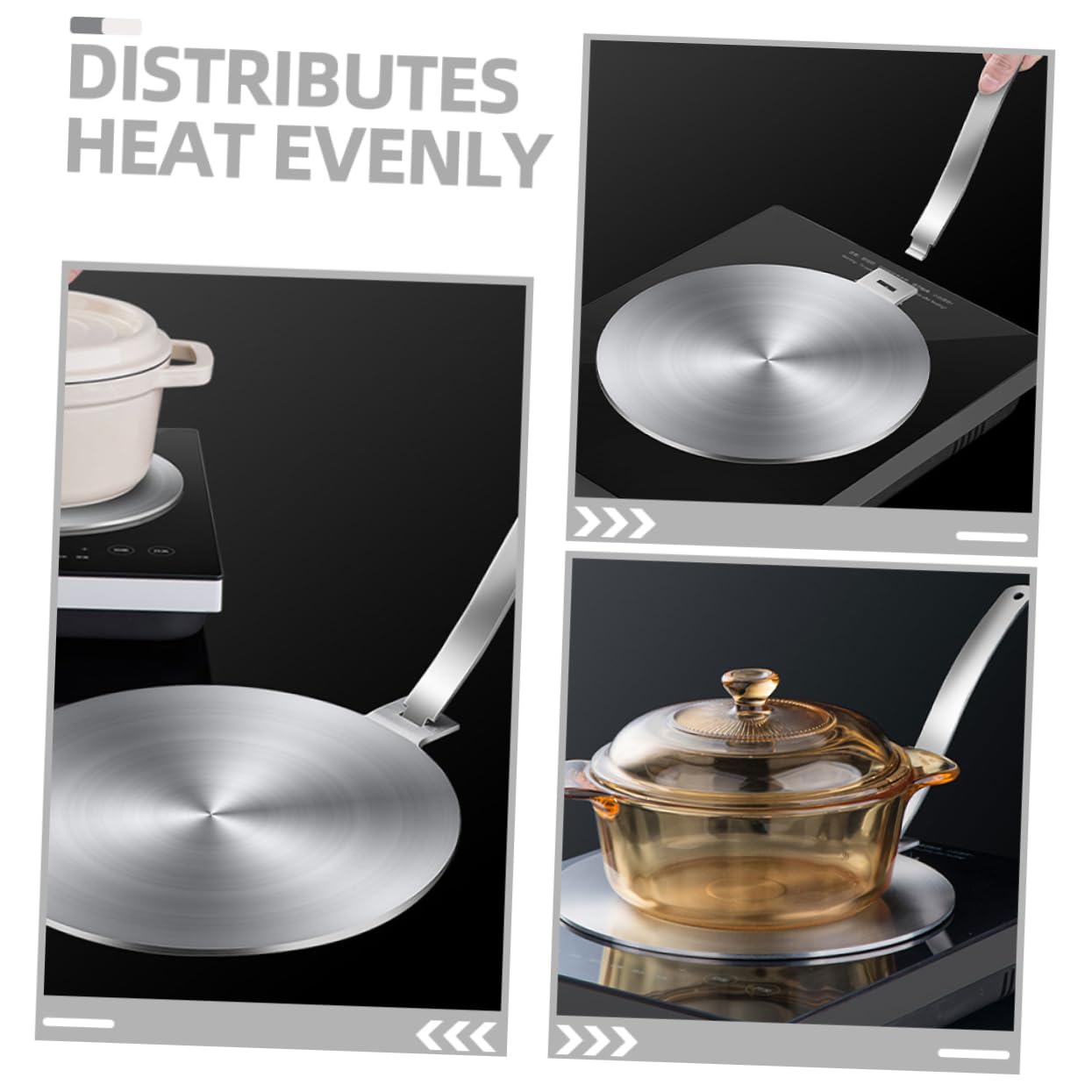 Difusor De Calor con Asa Placa Difusora De Calor Suministros De Cocina para Cocina De Inducción