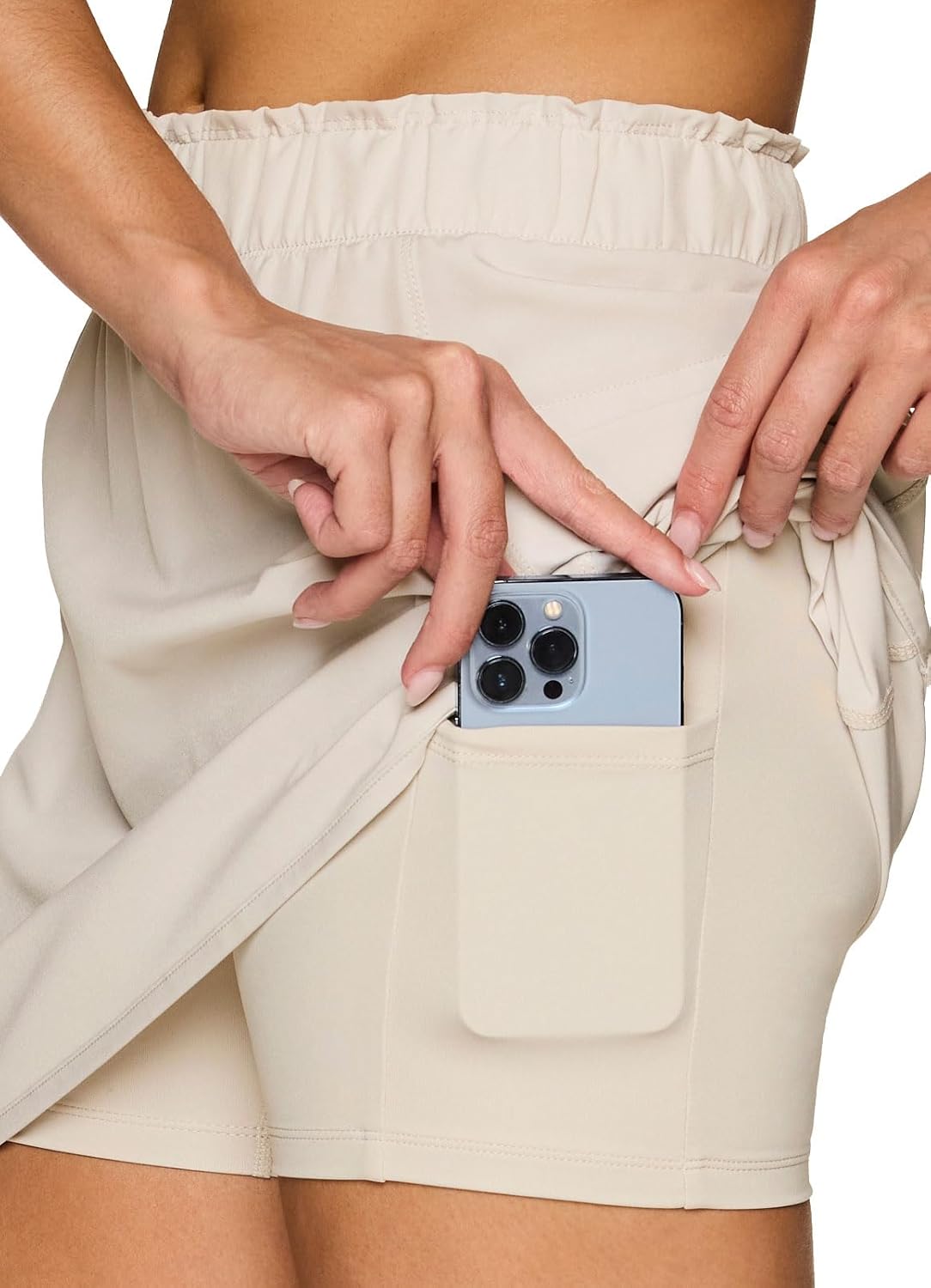 RBX Active Skort for Women, Feminine Cargo-Style Quick Drying Tennis Pickleball Skirt with Inner Compression Short - Image 2