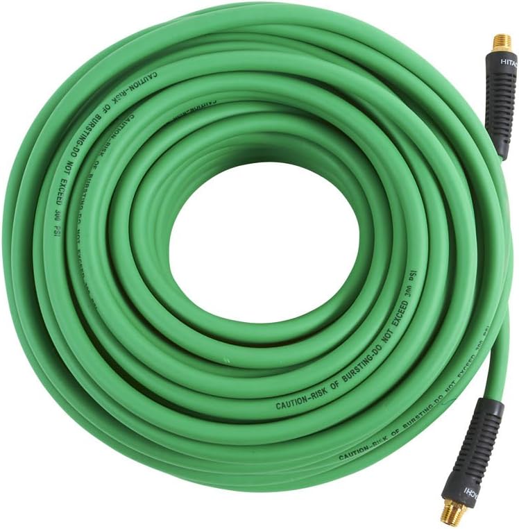 Metabo HPT 115321M Professional Grade Hybrid Air Hose, 1/4" x 100', Green
