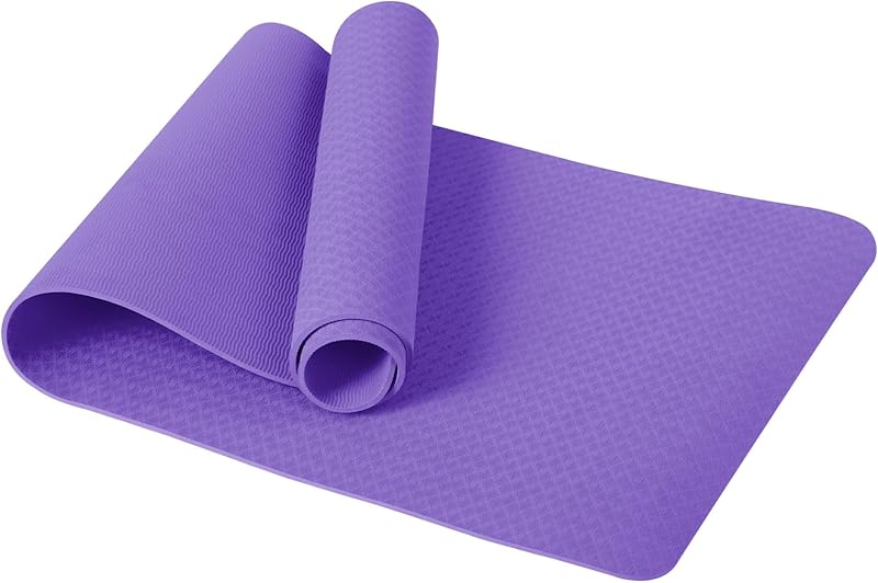 Good Nite Tapis de Yoga de Gymnastique de Exercice Fitness Tapis Fitness Antidérapant de Sport de Pilates avec Sangle de Transport 183 x 61 x 0,6 cm