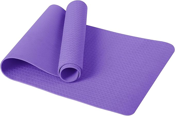 Good Nite Tapis de Yoga de Gymnastique de Exercice Fitness Tapis Fitness Antidérapant de Sport de Pilates avec Sangle de Transport 183 x 61 x 0,6 cm