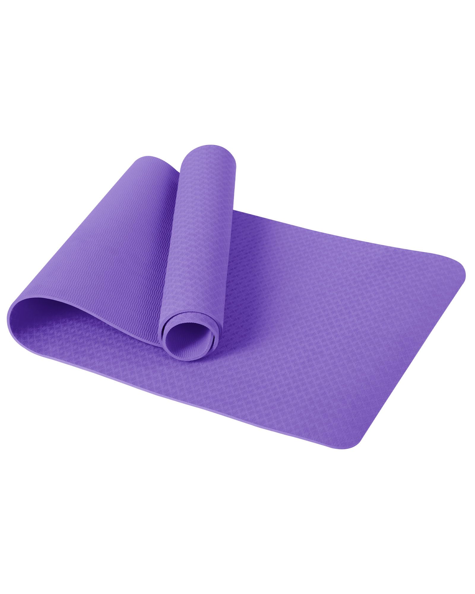 Good Nite Tappetino da ginnastica, yoga, fitness, antiscivolo, per allenamento, sport, turn, pilates, con tracolla, 183 x 61 x 0,6 cm