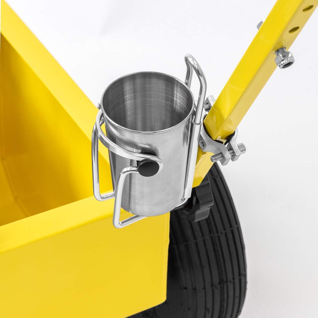 Paintbrush Holder for StadiumMax Line Marker | Stainless Steel Bucket for Line Marking Machine | Bucket for Line Paint Markers | Sports Equipment Line Brush Storage