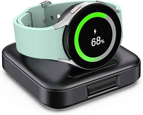SwanScout Cargador de reloj portátil para reloj Samsung, cargador portátil de viaje para reloj Samsung de 1800 mAh para Galaxy Watch 66 Classic55 SwanScout Cargador de reloj portátil para reloj Samsung, cargador portátil de viaje para reloj Samsung de 1800 mAh para Galaxy Watch 66 Classic55