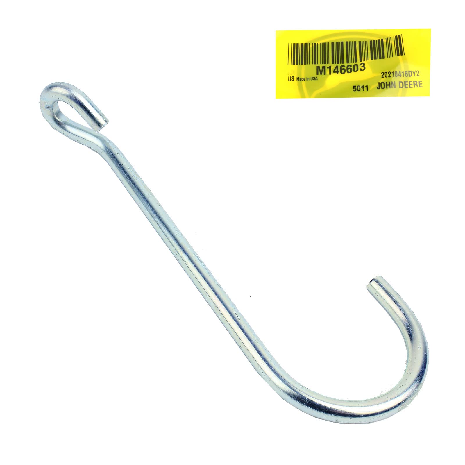 Guide anti-déraillement John Deere M146603 pour stabiliser la courroie