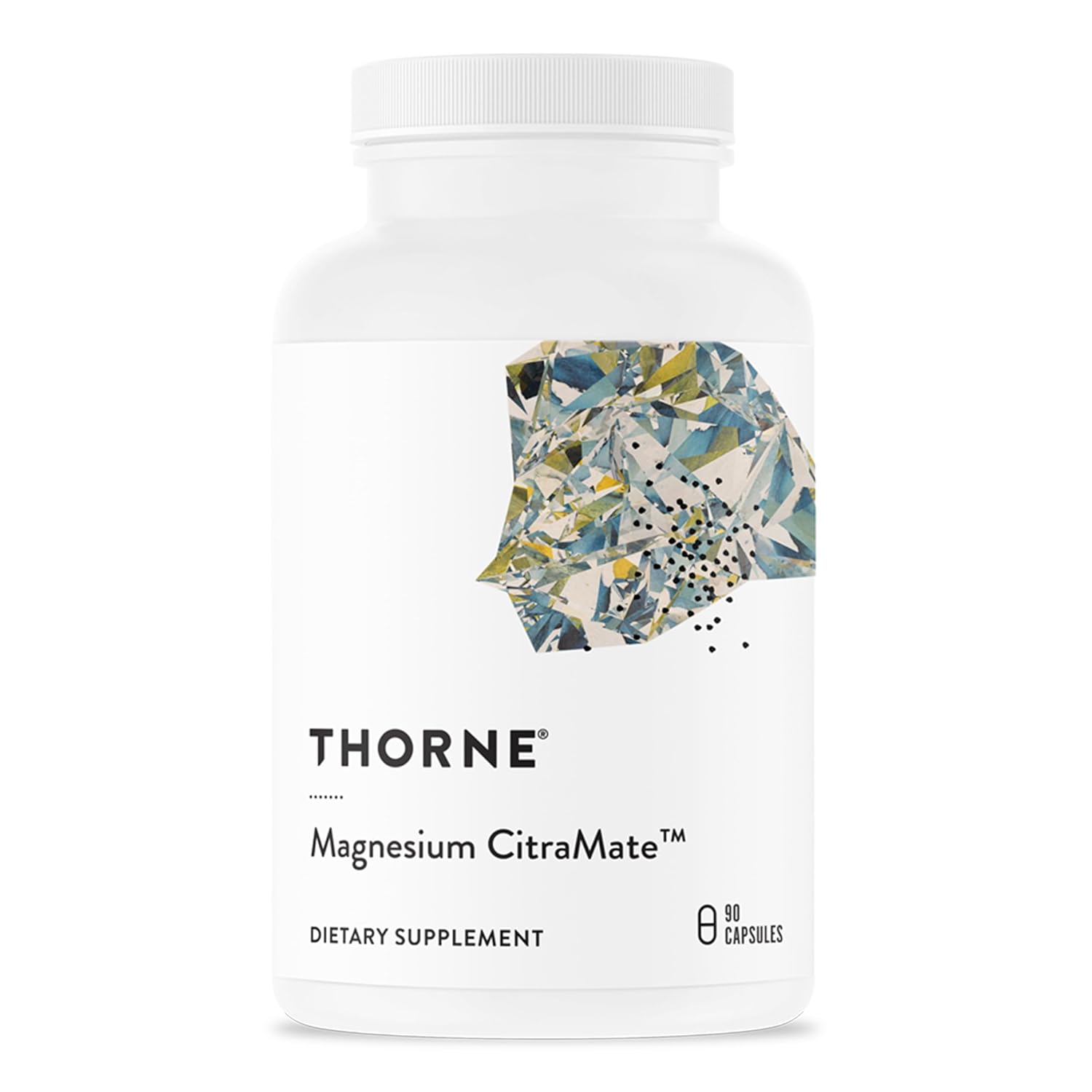 THORNE - Magnesium CitraMate - Magnesium Supplement with Citrate-Malate - Support Heart, Skeletal Muscles, Cardiac, Lung Function, and Bone Density* - Gluten-Free, Dairy-Free,...