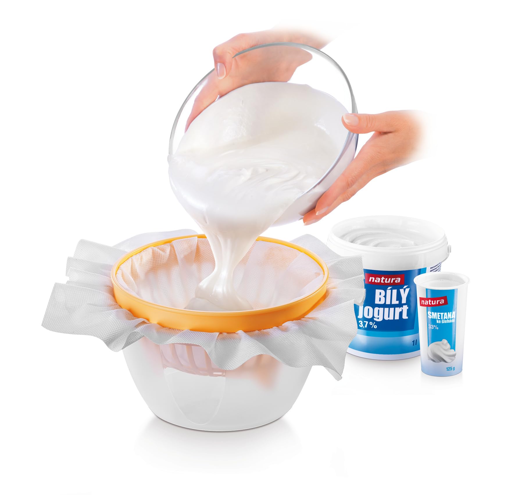 Tescoma 643120 Set per preparare formaggi cremosi