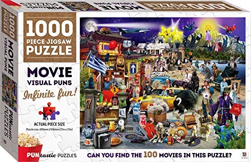 Movie Visual Puns: 1000 Piece Jigsaw Puzzle (Puntastic Puzzles) #TOP4