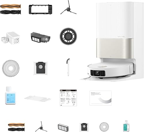 Miniatura 9 de DREAME Robot aspirador y trapeador ultra completo X50 con vacío automático y trapeador autolimpiante, succión de 20,000 Pa, evitar obstáculos y