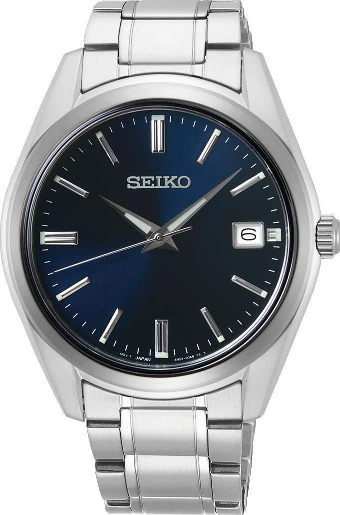 Seiko Orologio da Uomo Analogico Quarzo Acciaio Vetro Zaffiro SUR307P1