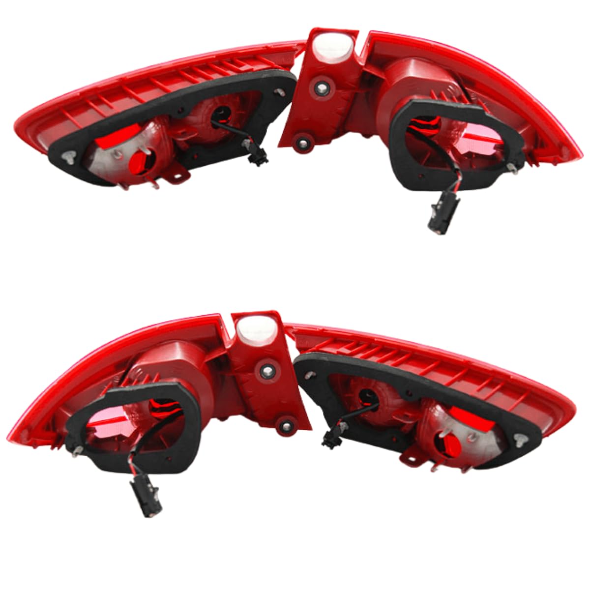 LED Rückleuchten Set in Rot für Seat Leon 1P 03.2009-2012 mit LightBar