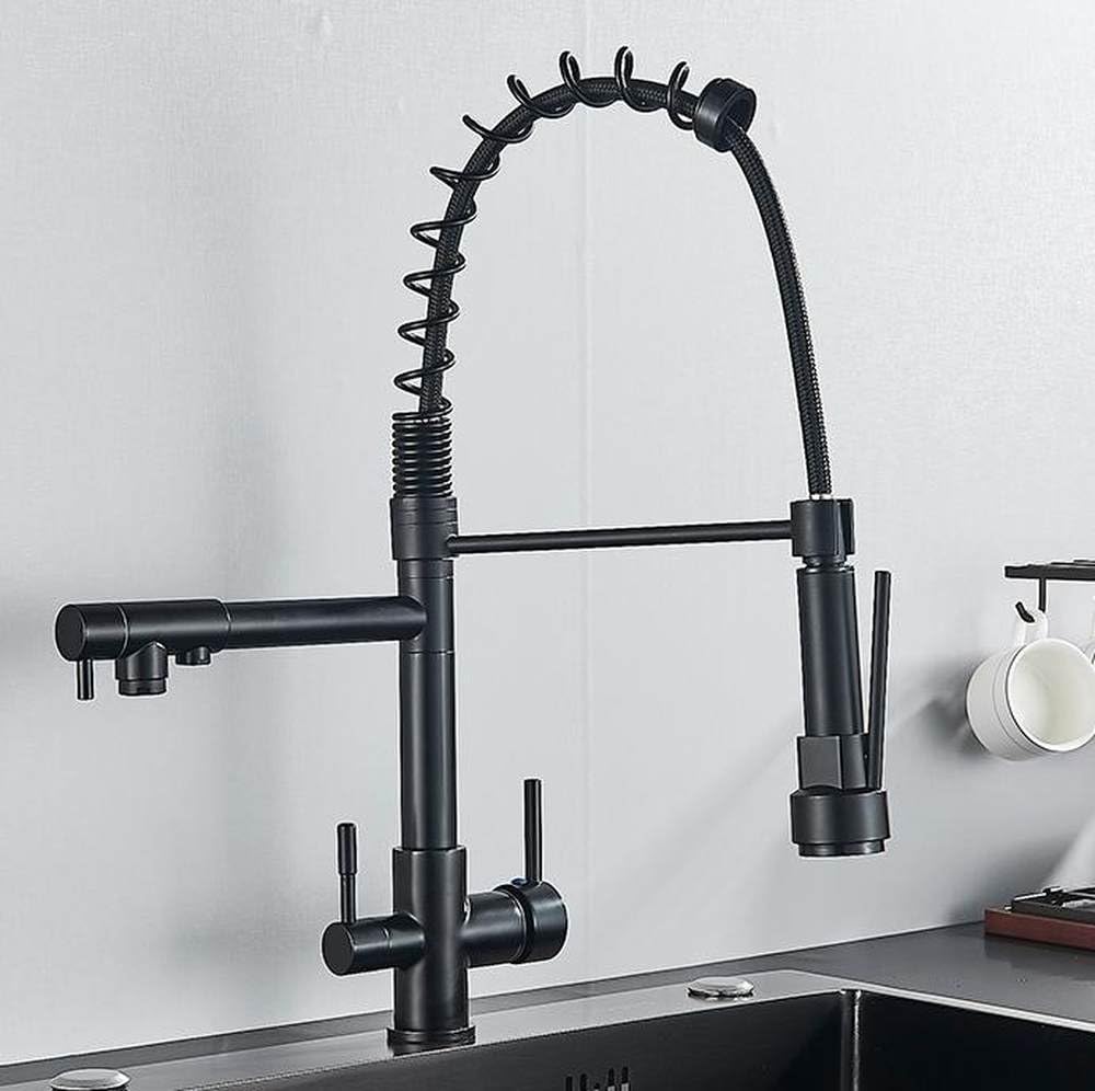 Robinet de cuisine à tirer pour eau purifiée et lavage quotidien au cœur de votre pièce de vie