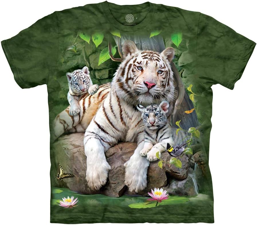The Mountain Unisex White Tigers Of Bengal T-Shirt