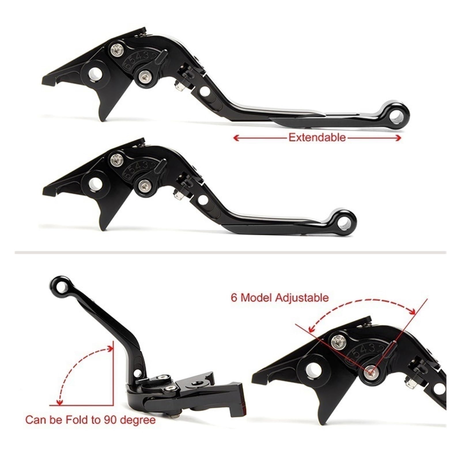 Palancas de Embrague y Freno CNC para Motocicleta para Yamaha para T-MAX 530, 560, SX DX (2012-2025)