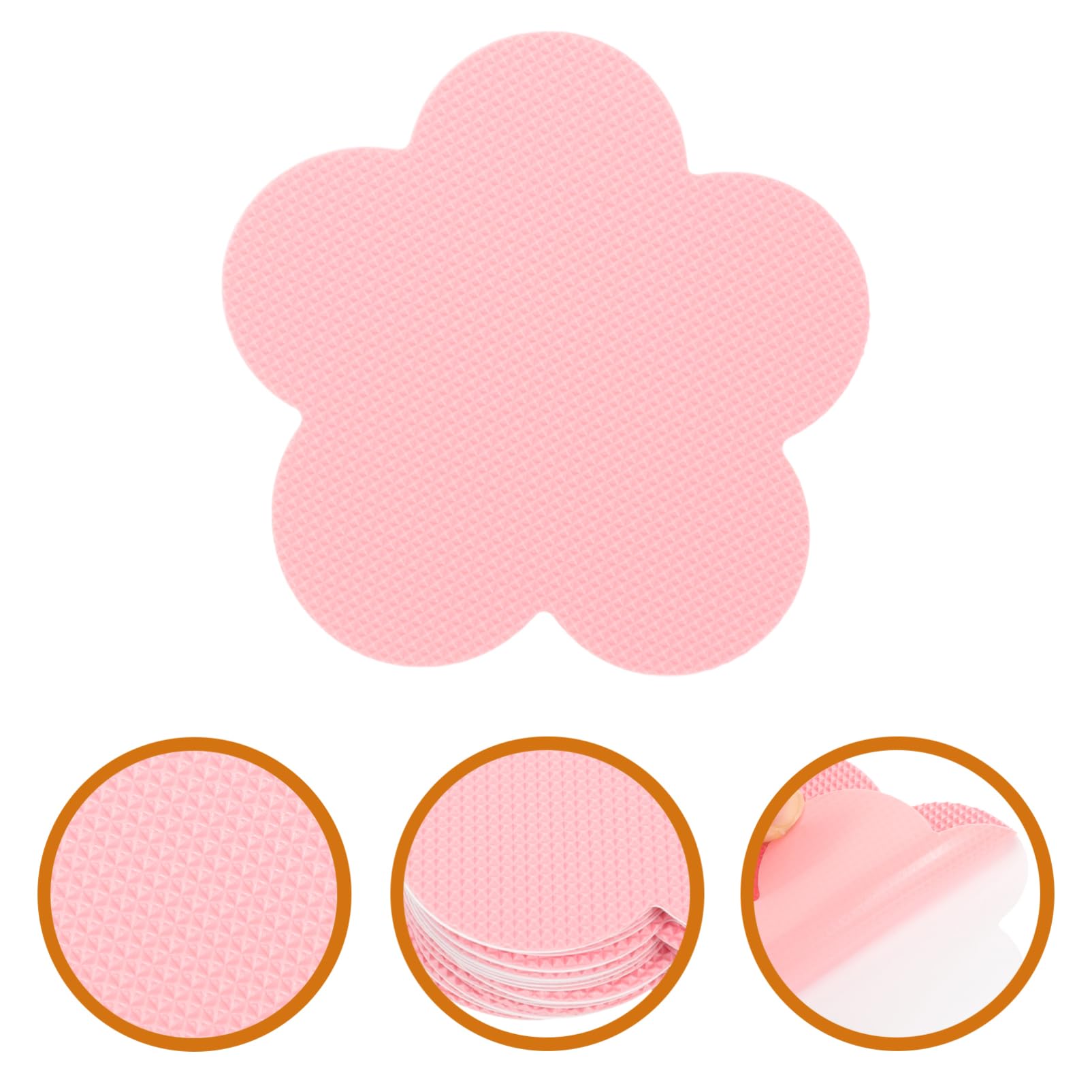 WOONEKY 12Pcs Floral Bathtub Non-Slip Stickers Adhesive Anti-Slip Shower Grip Decals for Safe Bathing Decorative Shower Floor Stickers Non-Slip Tub Grip Stickers