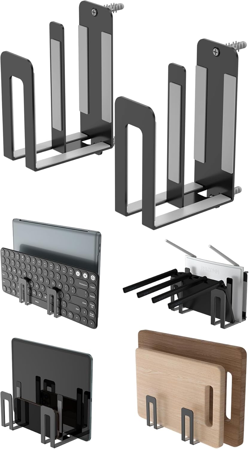 Soporte universal de pared para laptop, tablet, router
