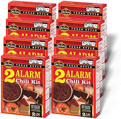 Wick Fowler’s 2 Alarm Chili Kit, 3.3 Ounces (Pack Of 8)