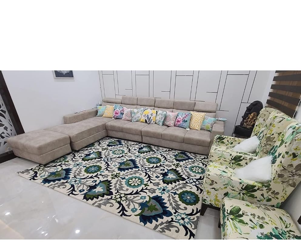 JILAN CARPET Handmade Carpet_Décor Collection Area Rugs - 5x7 feet, Traditional Newzealand Wool, Ideal for High Traffic Areas in Living Room,Bedroon(Anti-Skid,Thick) (B0CL9Q5NKC) Amazon Price History, Amazon Price Tracker