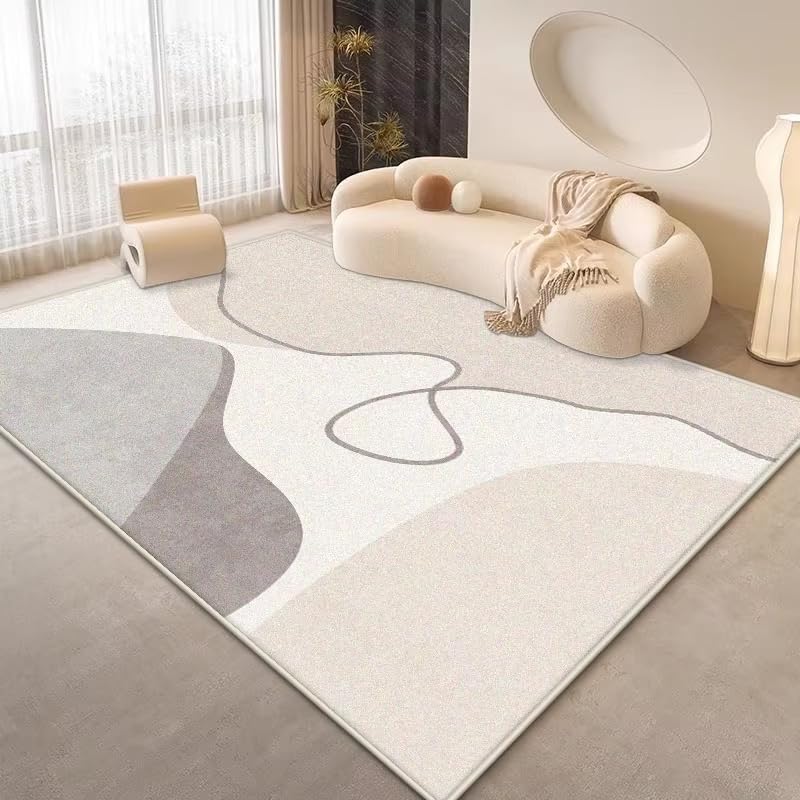 Tapis de salon lavable et antidérapant pour protéger le sol de votre maison