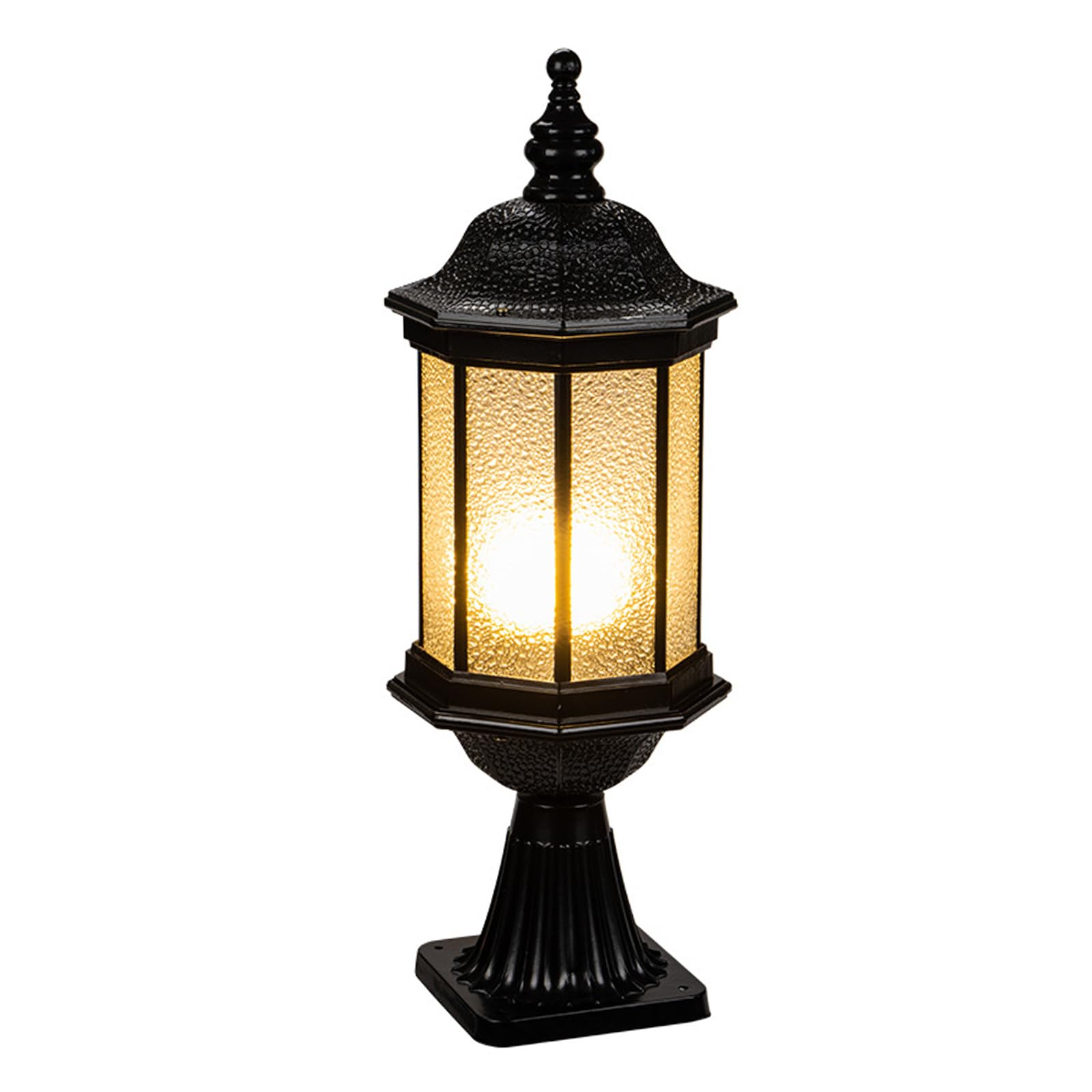Pilier lumineux extérieur pour illuminer votre entrée de villa