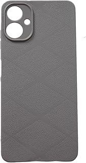 جراب متين بتصميم شبكي مضاد للصدمات وخفيف الوزن بلمسة نهائية متميزة متوافق مع موبايل سامسونج جالاكسي A06 (رمادي)