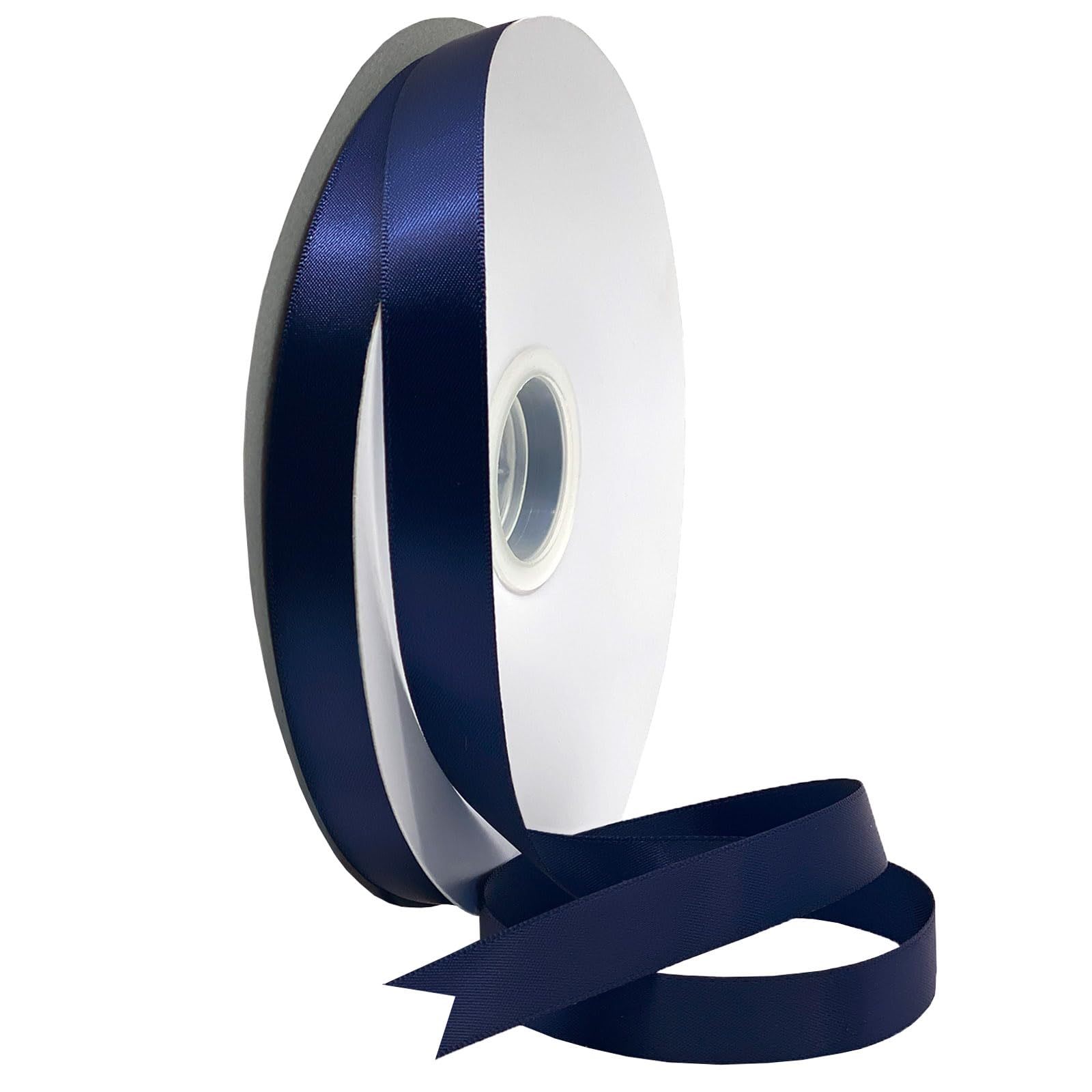 Ruban de satin bleu marine 1,6cm mercerie couture loisirs créatifs Morex Ribbon