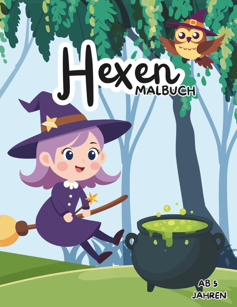 Kleine Entdecker – Hexen: magische Zauberwelten | Abwechslungsreiche Motive zum Ausmalen für Kinder ab 5 Jahren