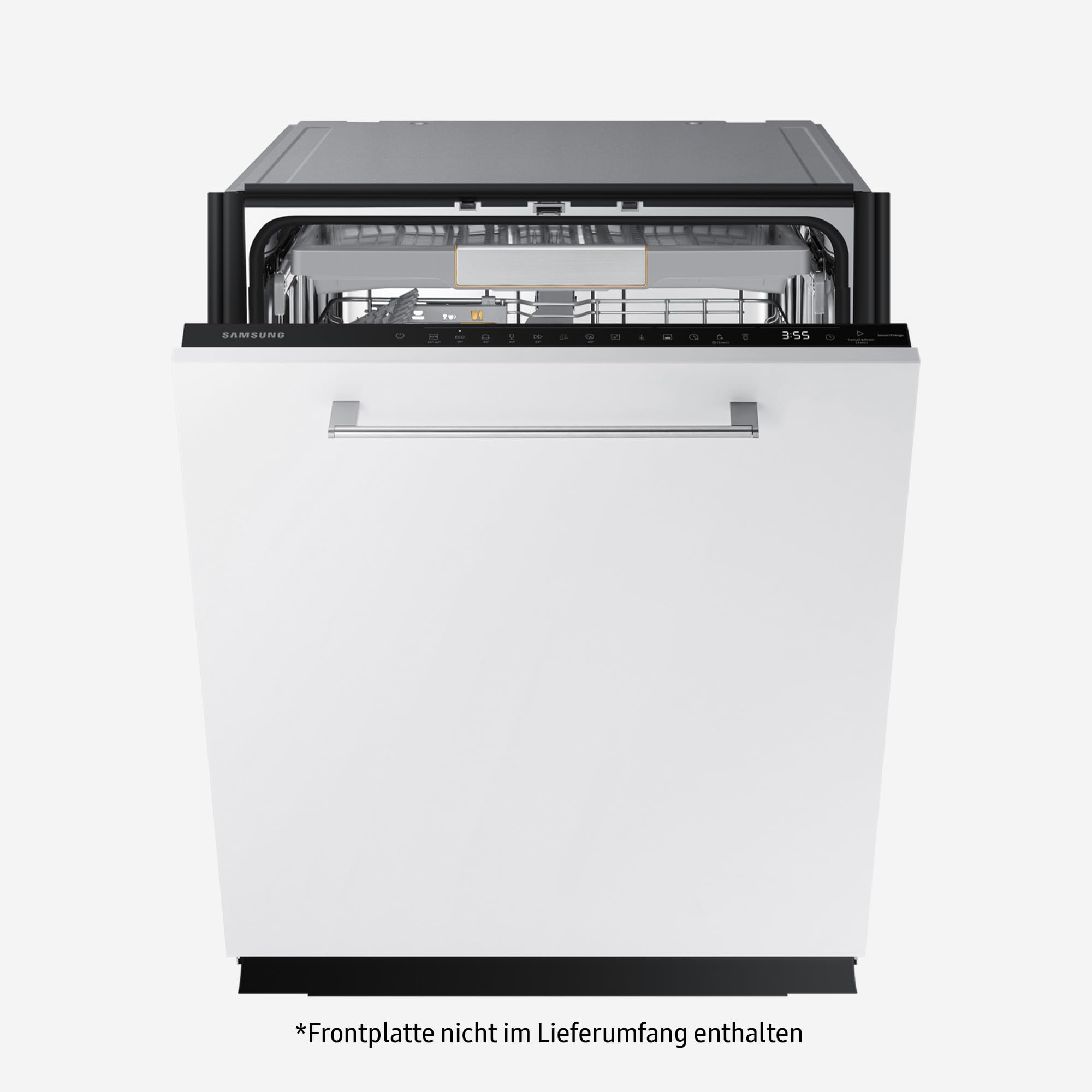 Samsung Geschirrspüler, 60 cm, Vollintegrierbar, EEK: A, 14 Maßgedecke, 7,9 l Wasserverbrauch, WaterJet Clean, SmartThings AI Energy Mode, 43 dB(A), Weiß, DW60CG880B00EG
