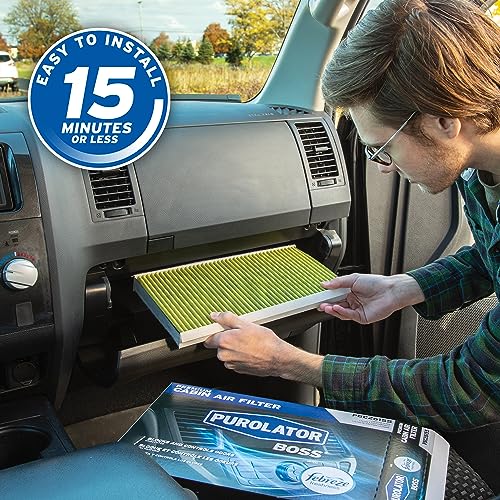 Image of Purolator PBC35667 PurolatorBOSS Automotive Cabin Air Filter with Febreze & Activated Carbon, Car & Truck Passenger Compartment OEM Filter Replacement for Toyota RAV4, Camry, Corolla (Pack of 3)