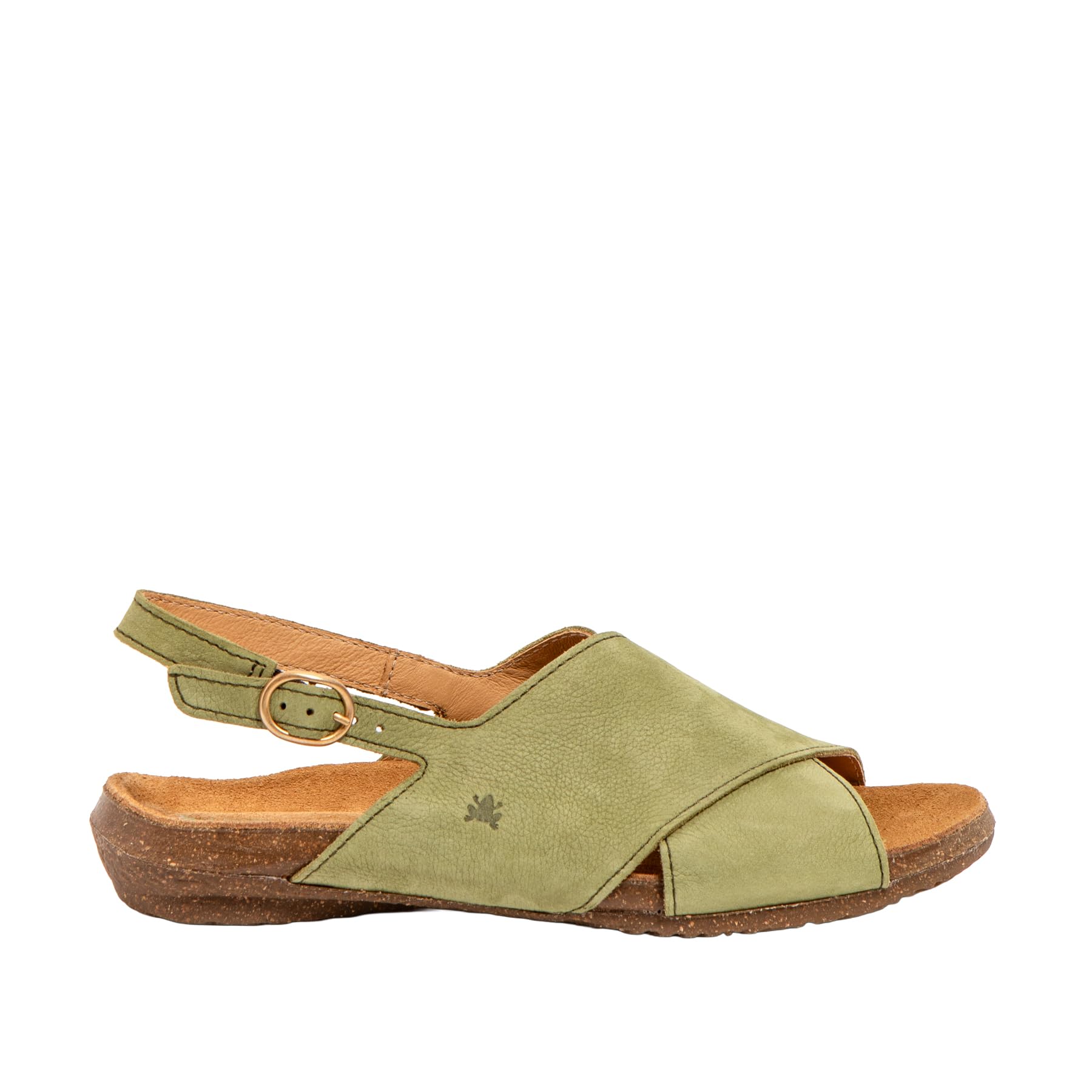El Naturalista Women's N5558 Wakataua Flat Sandal, Liken, 6.5 UK