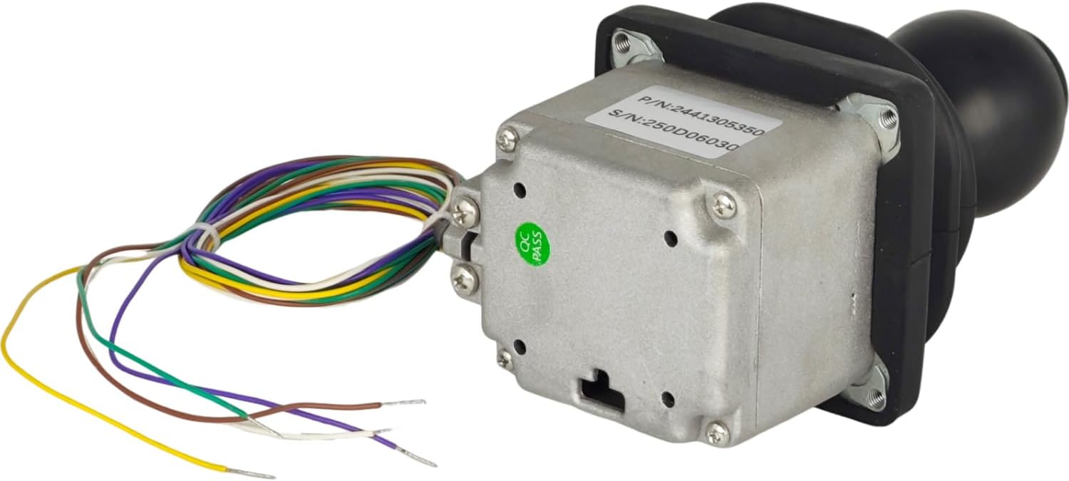 Double Axis Joystick Controller 2441305350 Compatible with Haulotte Boom Lift HA15X HA16X HA16PX HA18SPX HA20PX HA26PX HA260PX HA32PX HA41PX H16TPX H21TPX H23TPX H25TPX Articulating Telescopic