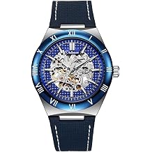 Mechanical Sport Design Bezel Fashion Watch Mens Watches Luxury Montre Homme Clock Men Automatic Skeleton Watch Silicone Strap/Stainless Steel Strap Watches