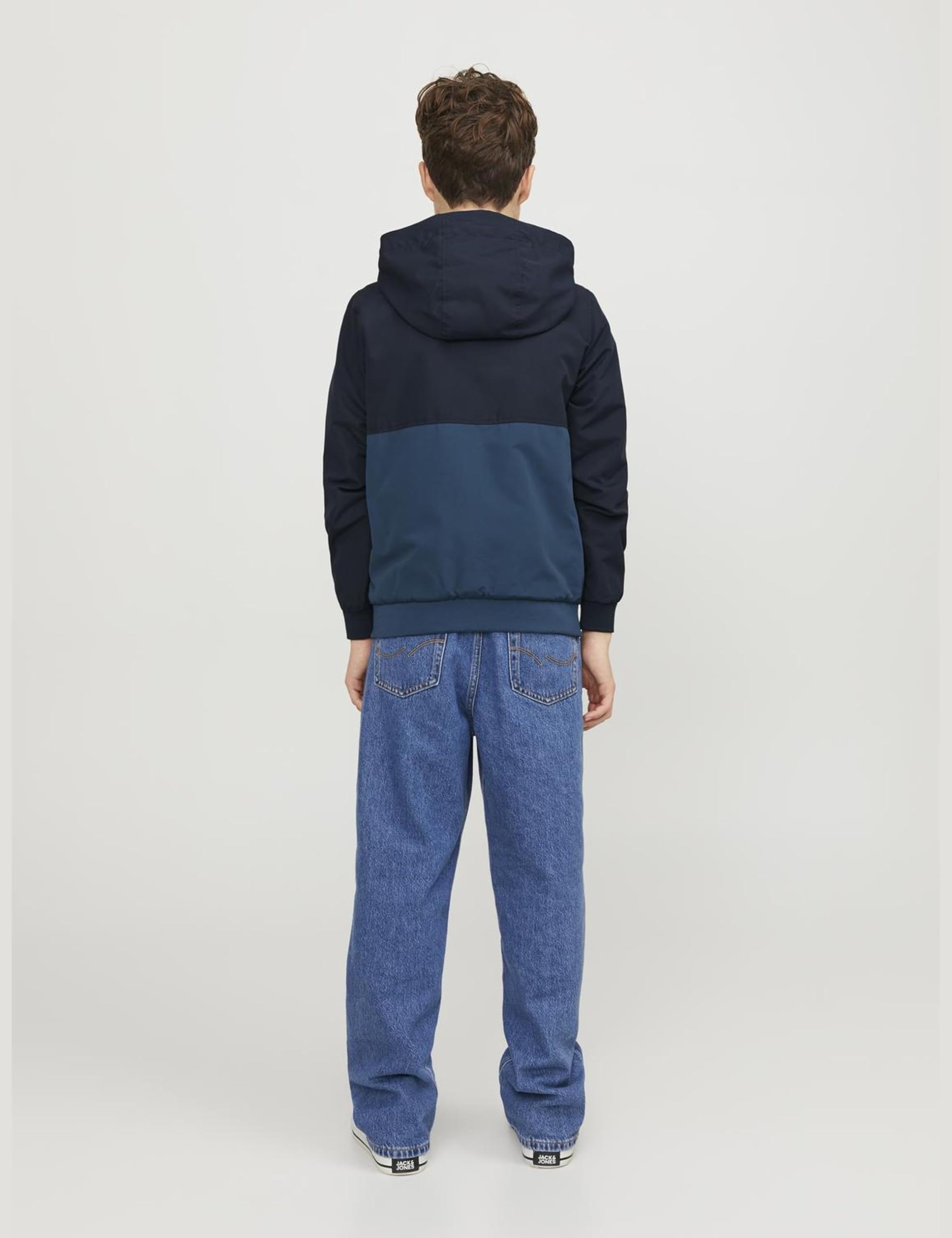 JACK&JONES JUNIOR Jjerush Blocking Hood Bomber Noos Jnr Giacca Bambini e ragazzi