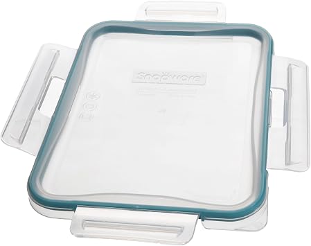 Snapware 7211R 6-Cup Plastic Lid with Green Gasket (2-Pack) - Made in USA