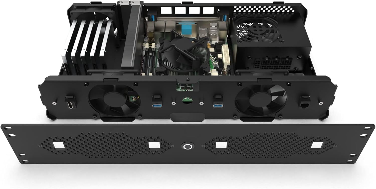 Pc Case MicroATX/Mini-ITX 2U Rackmount Server Chassis Max