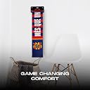 TACKLE FROM BEHIND Barca Football Knitted Scarf, 100% Woolen, 48" x 7", Soft and Warm, Gift for Football Fans gallery image