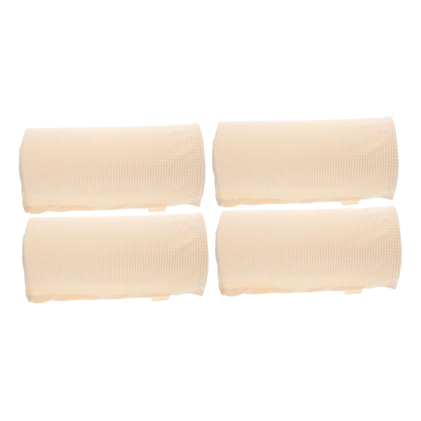 Fundas para brazos de sofá elásticas perfectas para salones familiares protectores beige lavables de salón