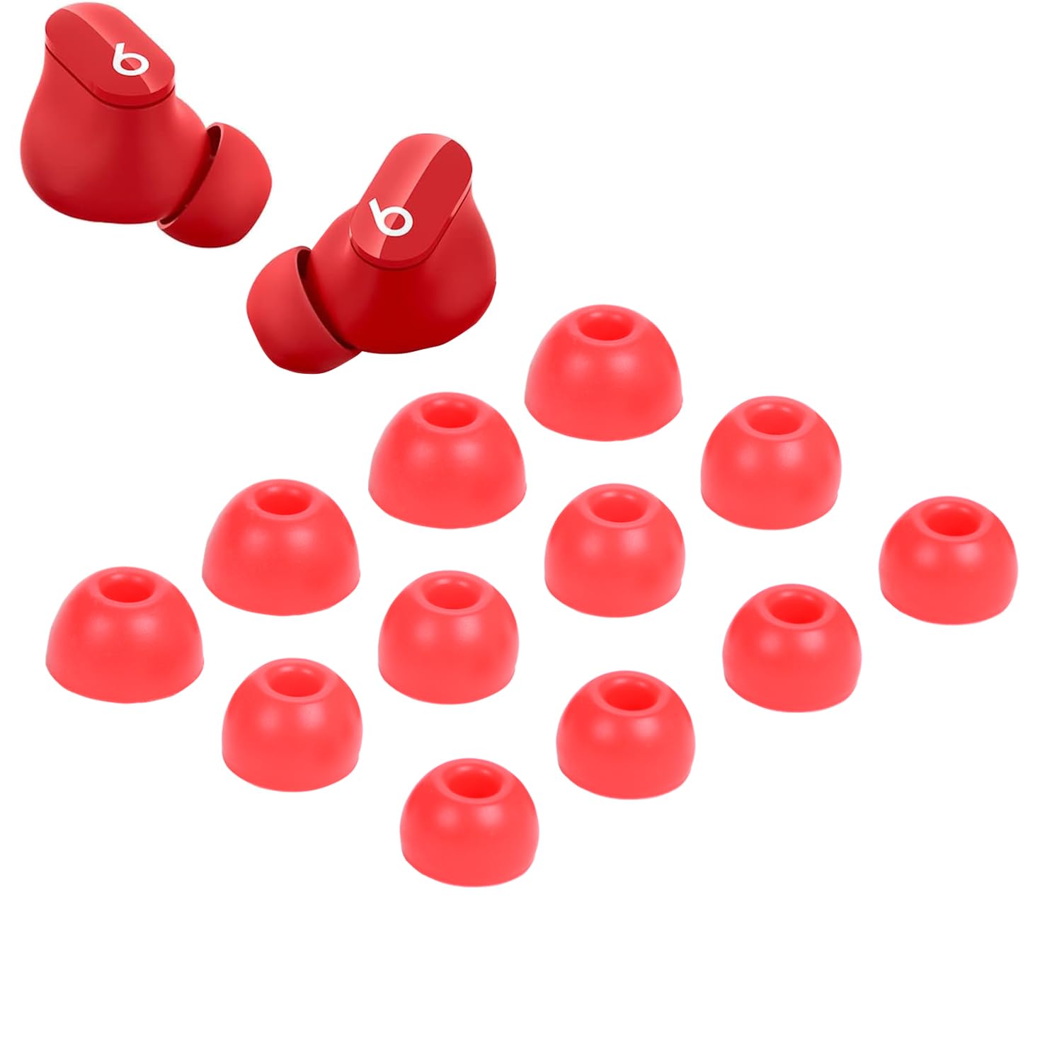 luakesa Replacement Silicone Tips Earbuds Buds Eartips Set - earpads | Mubboo