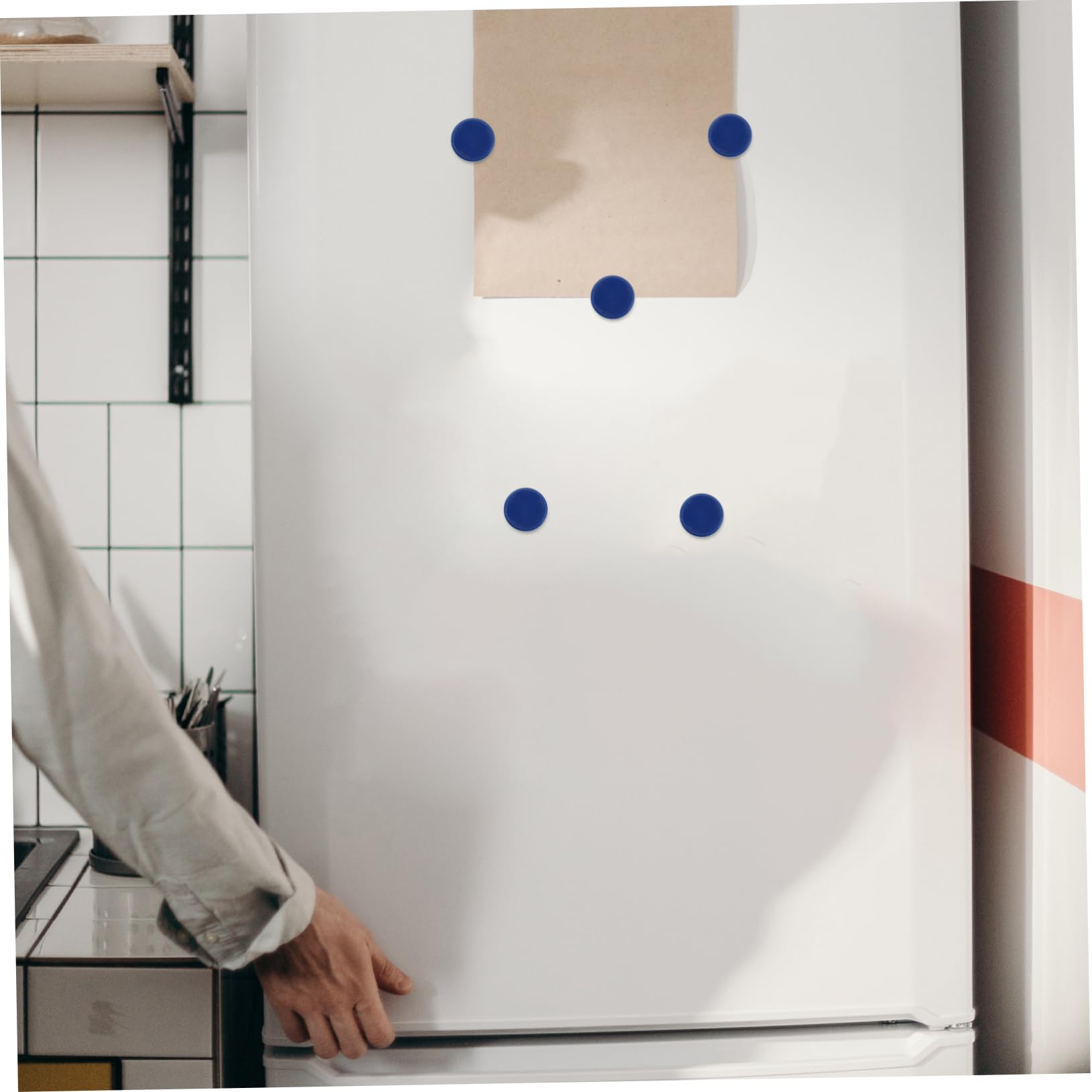OUNONA 40stücke Runde Kühlschrankmagnete Kleine Magnetscheiben Für Whiteboards Dunkelblau Für Metalloberflächen Organisation Zu Hause Klassenzimmer