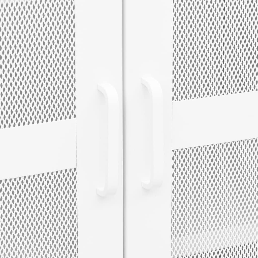 vidaXL Armadio Classificatore Industriale Bianco 70x40x115 cm Metallo