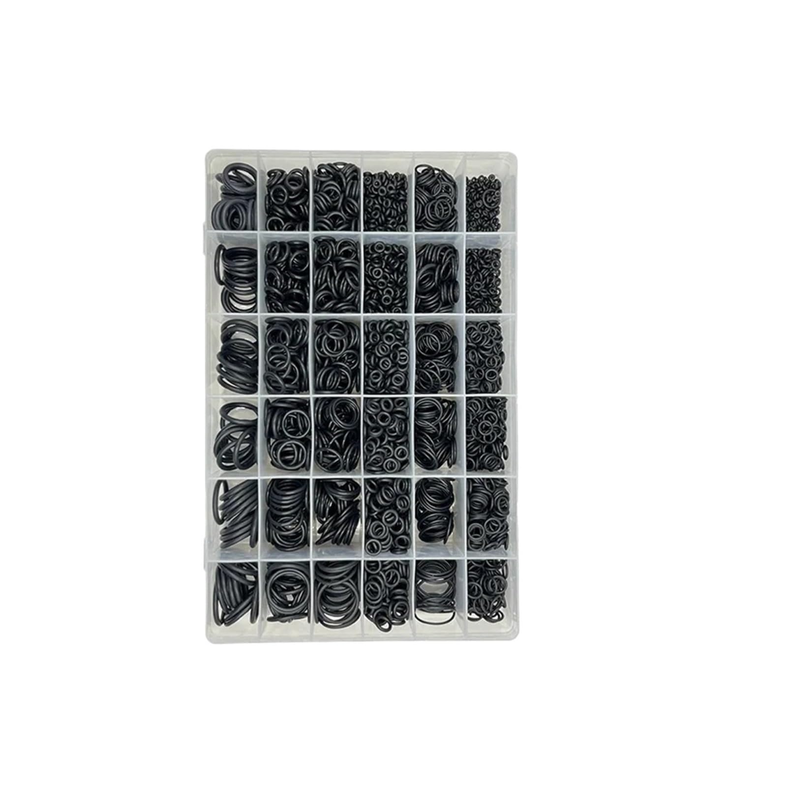 Junta tórica de goma for juntas de plomería, arandela de sellado, junta tórica resistente al aceite, grifo de plomería for automóviles, reparación de agua, junta tórica NBR negra(3200pcs 1set)