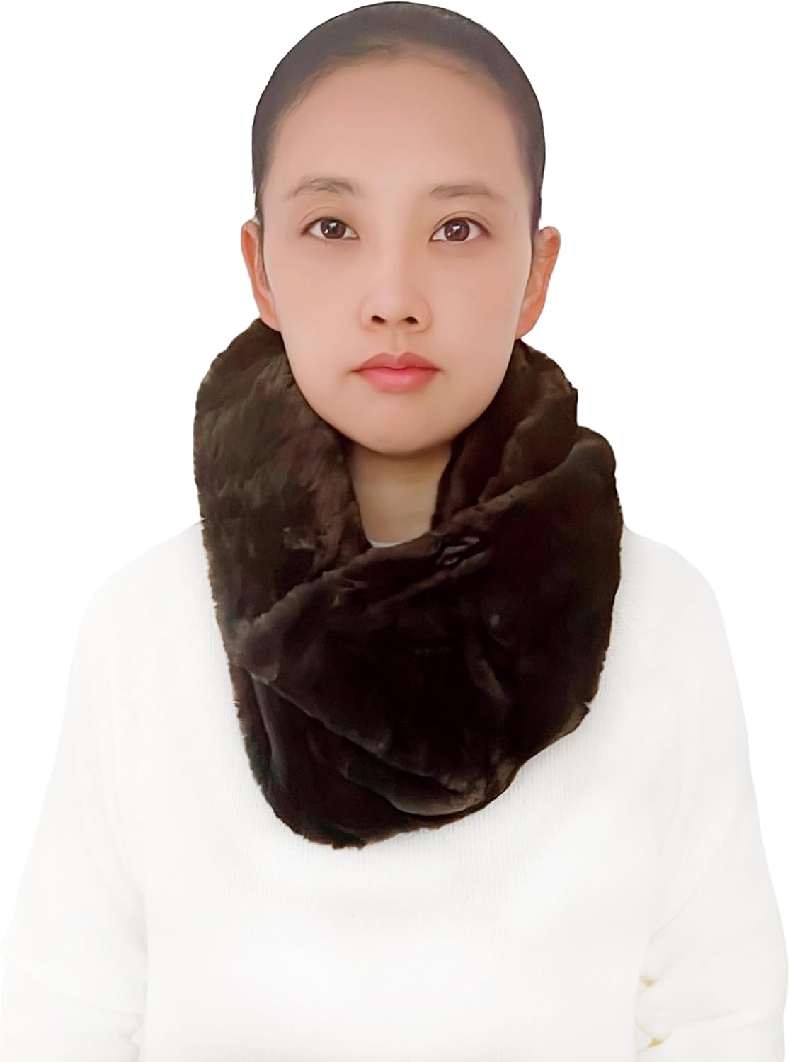 Accessoire D'hiver Chaud Lina & Lily Écharpe Tube Snood En Fausse Fourrure Pour Femme Cache Cou Enfant Accessoire D'hiver Chaud Lina & Lily Écharpe Tube Snood En Fausse Fourrure Pour Femme Cache Cou Enfant