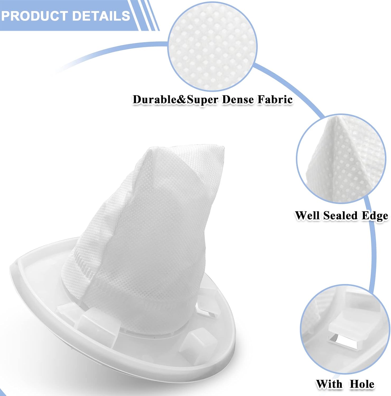 VF110 Dustbuster Filter for Black&Decker Handheld Vacuum Filters Compatible with Dustbuster Cordless Hand Vacuum CHV9610 CHV1210 CHV1510 CHV1410 BDH2000L-9packs by MIFLUS : Home & Kitchen